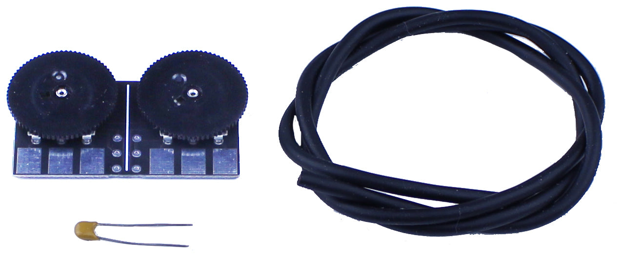 T-2 Left - 500k Dual Left Handed Thumbwheel Controls